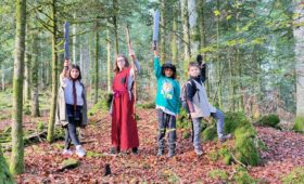 Enfants en colo automne