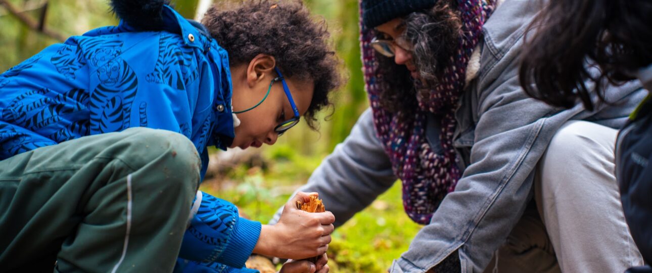 Enfants dans la nature