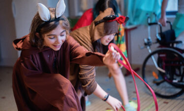 Enfant en vacances inclusives