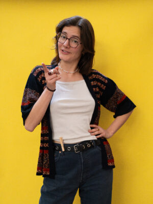 Lucia, responsable administrative et bénévole de l'asso