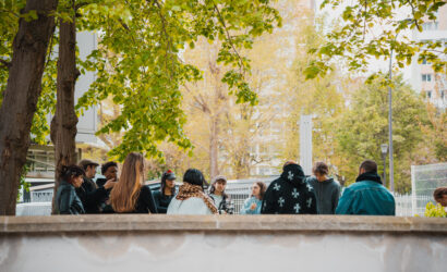 Groupe de stagiaires en formation BAFA