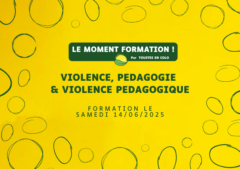 Vignette LE MOMENT FORMATION : violence, pédagogie & violence pédgogique