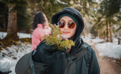 Nature à la neige en colo safe